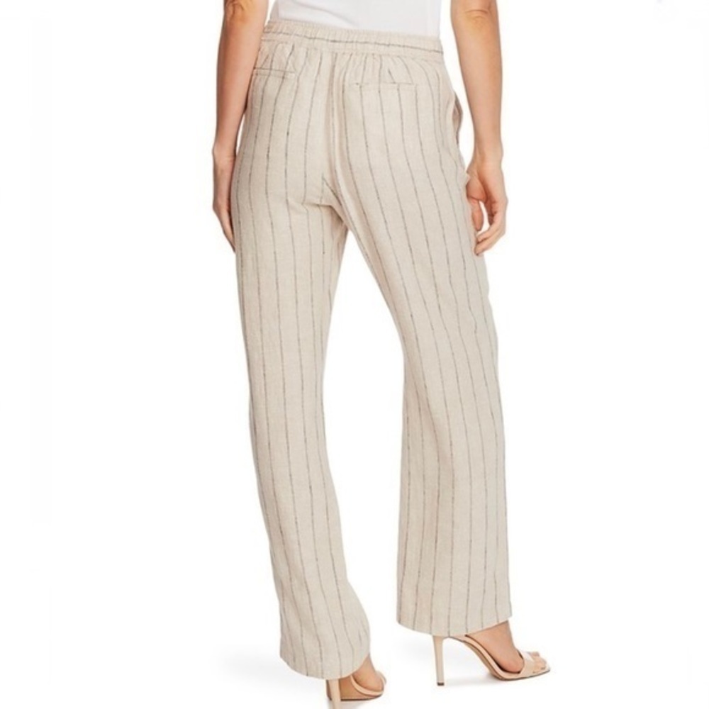 VINCE CAMUTO Light Stone Stripe Linen Pant XS - Picture 2 of 16